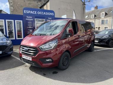 Voir le détail de l'offre de cette FORD Transit Custom Kombi 320 L2H1 2.0 EcoBlue 130ch mHEV Trend Business 7cv de 2021 en vente à partir de 454.29 €  / mois