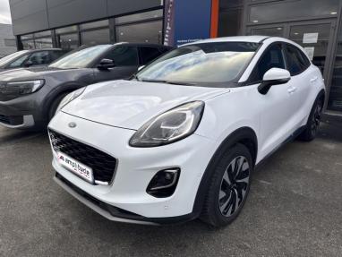 Voir le détail de l'offre de cette FORD Puma 1.0 Flexifuel 125ch S&S mHEV Titanium de 2024 en vente à partir de 22 999 € 