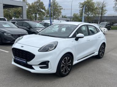 Voir le détail de l'offre de cette FORD Puma 1.0 EcoBoost 125ch S&S mHEV ST-Line Powershift de 2023 en vente à partir de 231.88 €  / mois
