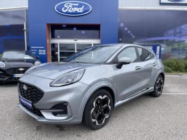 Voir le détail de l'offre de cette FORD Puma 1.0 EcoBoost Hybrid 125ch ST Line X S&S Powershift de 2024 en vente à partir de 272.75 €  / mois