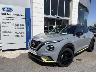 Voir le détail de l'offre de cette NISSAN Juke 1.0 DIG-T 114ch Kiiro DCT de 2022 en vente à partir de 210.72 €  / mois