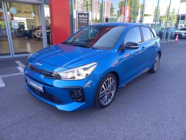 Voir le détail de l'offre de cette KIA Rio 1.0 T-GDI 120ch MHEV GT-Line Premium de 2022 en vente à partir de 217.67 €  / mois